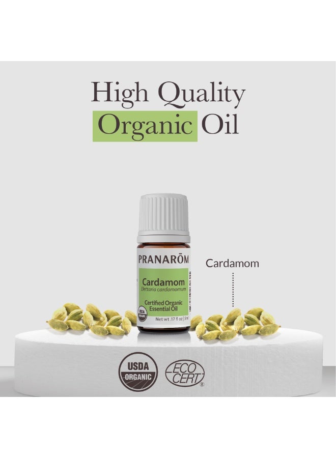 PRANAROM Pranarôm Essential Oil Cardamom (Elettaria cardamomum) 5ml - Image 4